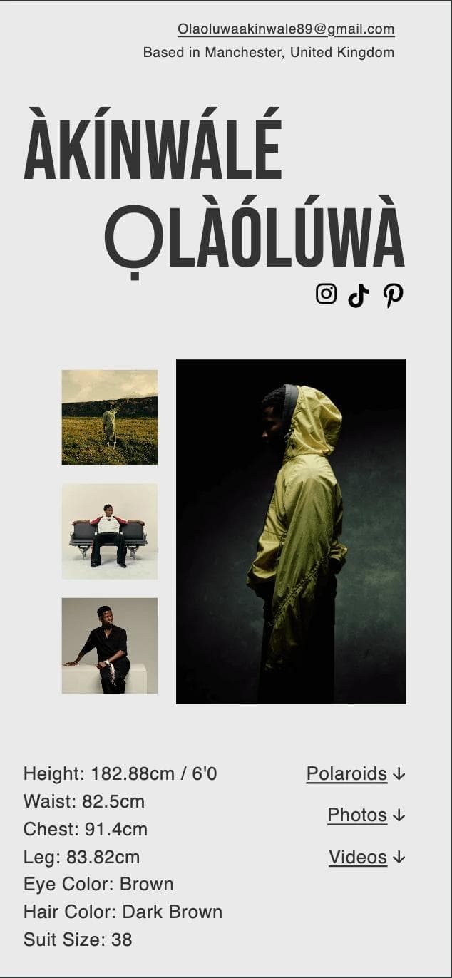 Akinwale Olaoluwa Portfolio