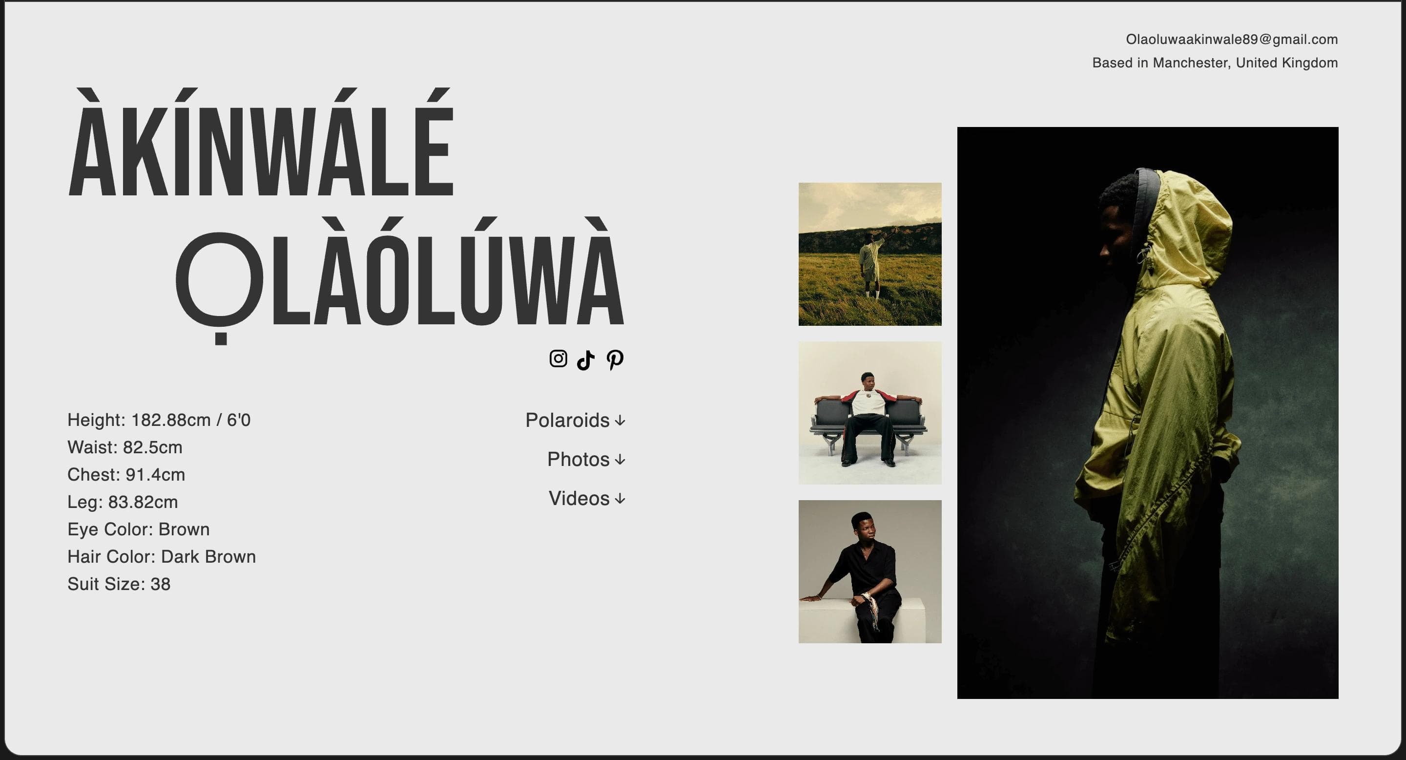 Akinwale Olaoluwa Portfolio