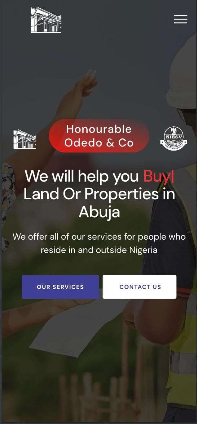 Hon Odedo website by Wale-Durojaye Ayotomiwa